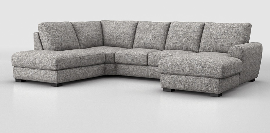 Zibana - maxi corner sofa with sliding mechanism - left peninsula